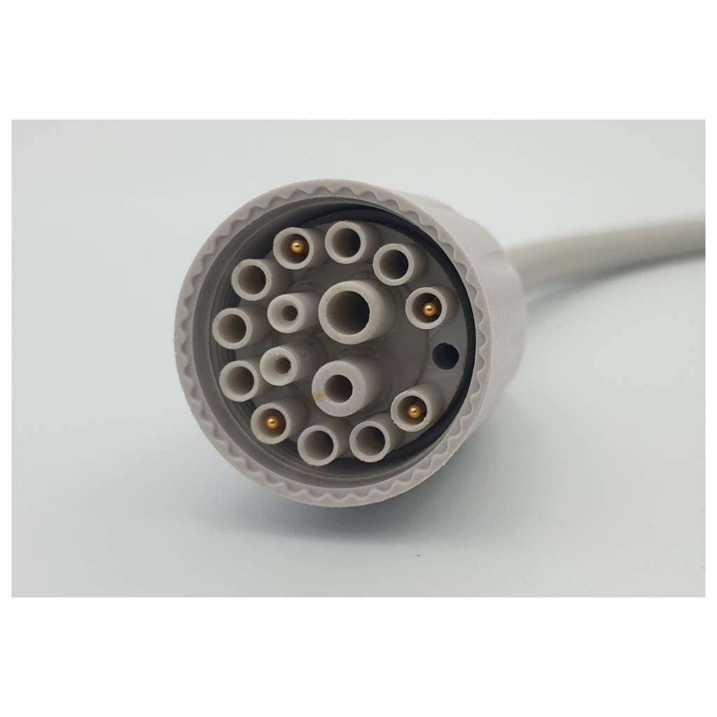 Turbinenschlauch Borden, grau RAL 7038 für Anthos Länge 1200 mm