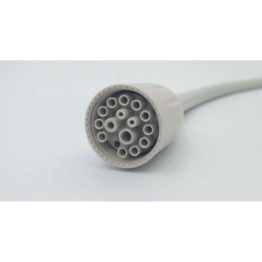 Luzzani ® Minilight 3F Spritze abgewinkelt mit Schlauch 1400 mm Farbe RAL 7035 für Anthos Einheiten ®