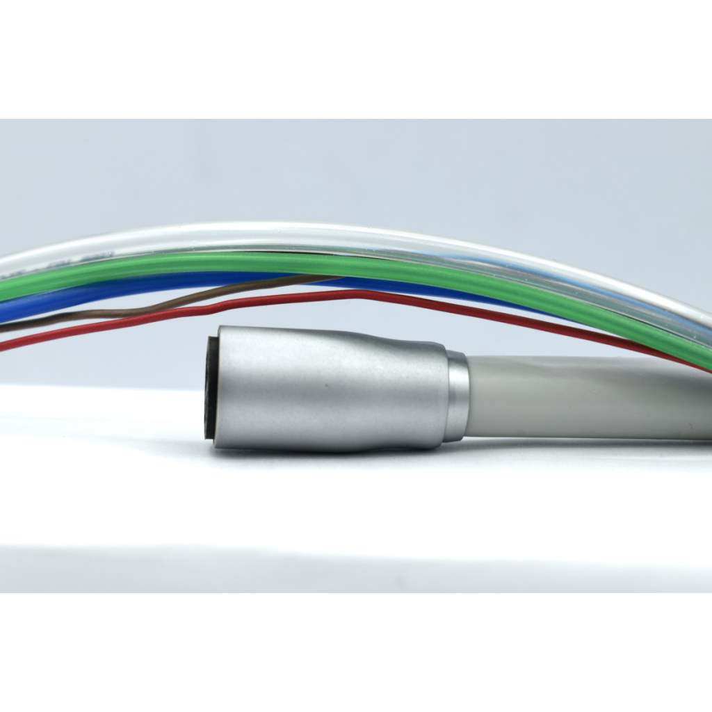 Bien Air MC3 Motorschlauch kurze Hülse, hellgrau RAL 9002, offene Enden