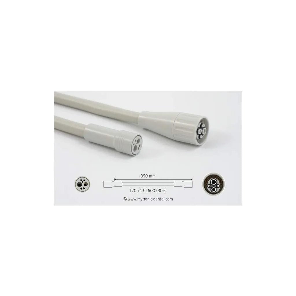 Turbineschlauch 4-Loch mit Licht