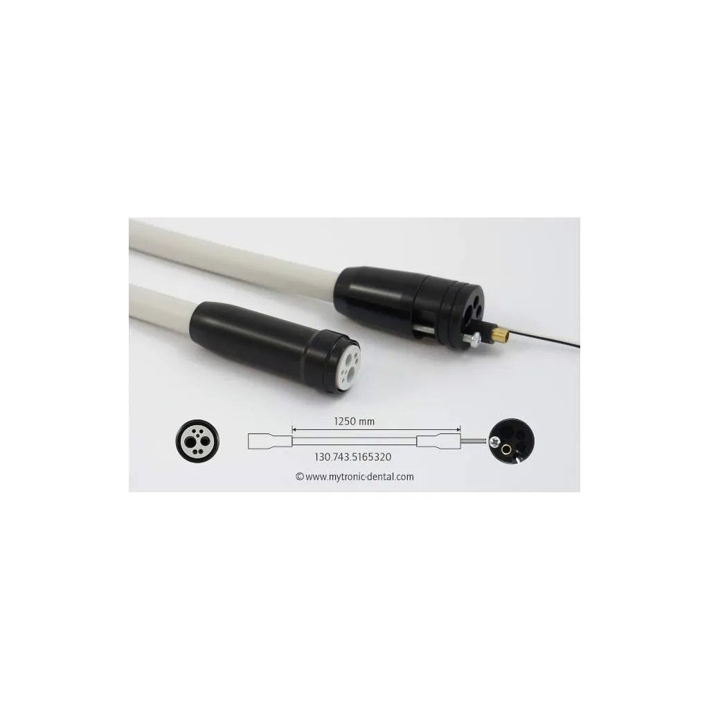 Lichtturbinenschlauch, basicgrau, Standardlänge 1260mm