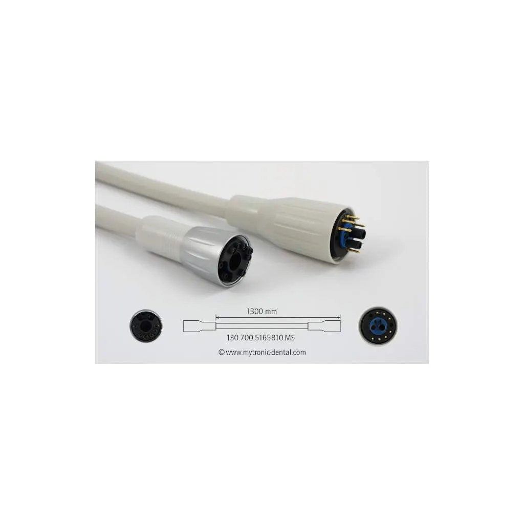 Motorschlauch für KaVo® KL-700/KL-701/KL-703 Motor, MS-Hülse,mit Wasserregler, Farbe grau/Länge 1300 mm