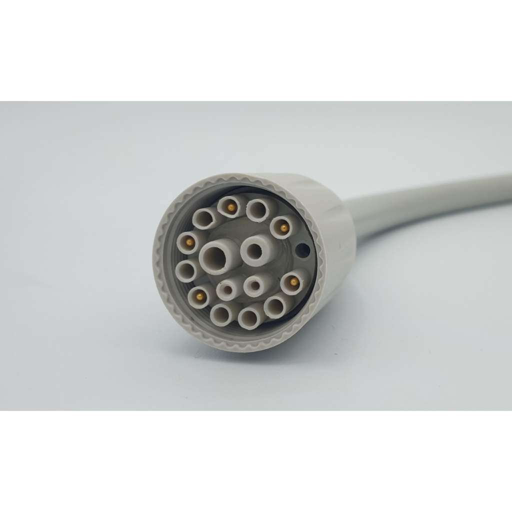 Handy Power LED Motorschlauch, drehbar, grau RAL 7038 für Castellini Länge 1400 mm